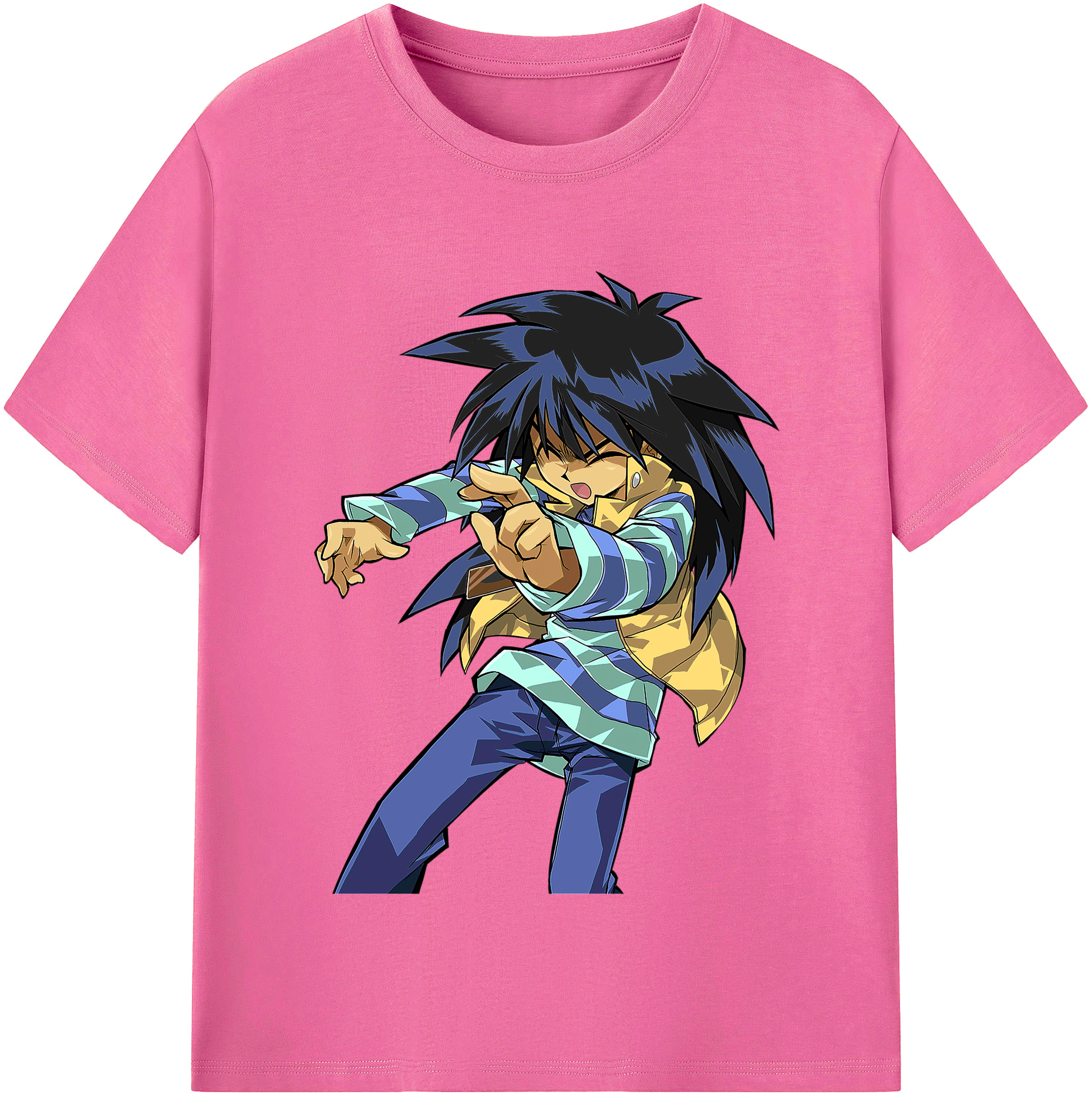 （画像用） 遊☆戯☆王 Yu-Gi-Oh! レディースカジュアルプリントTシャツ（綿100％）